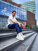 KB-X10 Kuback Bej Süet Beyaz Yüksek Taban Günlük Spor Ayakkabı thumbnail 3