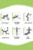 Çok Fonksiyonlu Karın ve Vücut Egzersiz Aleti Tekerlekli Spor Aparatı, Ev ve Salon Kullanımı - 4
