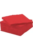 IKEA 50 Adet Fantastik Kırmızı Kahve Yanı Küçük 24 X 24 Cm Peçete - 1