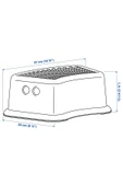 IKEA Beyaz Çocuk Banyo Basamak Beyaz-yeşil Plastik thumbnail 6