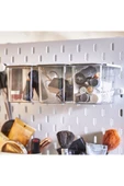 IKEA 3 Lü Set Çok Amaçlı Pano Parçası Kapaklı Şeffaf Kutu thumbnail 1