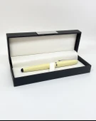 Pastel Krem Roller Kalem & Şık Siyah Kutu Seti thumbnail 1