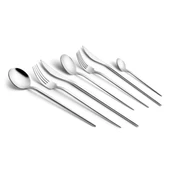 Jumbo 4400 Fallen 84 Parça 12 Kişilik Çelik Çatal Kaşık Bıçak Takımı thumbnail 9