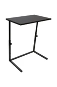 Yükseklik Ayarlı Çok Amaçlı Zigon Fonksiyonel Laptop Sehpası - Siyah thumbnail 5