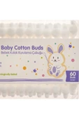 Baby&Me Bebek Kulak Kurulama Çubuğu 60 Adet - 3