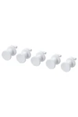 IKEA Skadıs Çok Amaçlı Pano Parçası - Beyaz Küçük Kancalar - 19 Mm - 5 Adet - 1