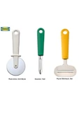 IKEA Uppfylld Pizza Kesici + Yeşil Soyacak + Peynir Dilimleyici 1 Rer Adet - 1