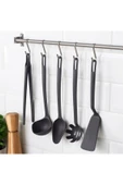 IKEA Fullandad Spatula, Kaşık, Kepçe Makarna Kaşığı, Maşa 5'li Mutfak Pişirme Seti thumbnail 2