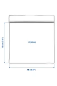 IKEA Istad Kilitli Poşet 1lt 20 Adet 00564754 - 4