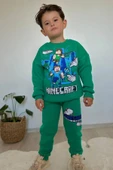 Mine Craft Baskılı Alt Üst Erkek Çocuk 2li Takım thumbnail 3