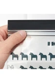 IKEA Istad Kilitlenebilir Buzdolabı Poşeti, Siyah-desenli, 0,3 Lt, 25 Adet 90540669 - 2