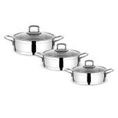 FMS Silindir 6 Parça Çelik Omlet Set Metal 5009 - 1