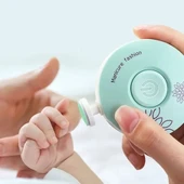 Mucit Home Lusso Cosmetic Yenidoğan Bebek Çocuk Tırnak Törpüsü Pilli 6 Başlıklı Çocuk Tırnak Parlatıcı Tırnak Makası Manikür Seti - 2
