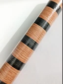 Yapışkanlı Asetat Kahverengi-Siyah Çizgili Ahşap Desenli 45x200 cm - 1 Adet - 2