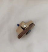 Magnet Deri Sandalet Terlik Mıknatıslı Magnet Buzdolabı Süsü - 3