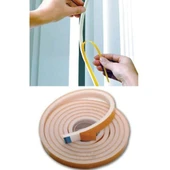 9 Metre Pencere Izolasyon Bandı Yapışkanlı Cam Yalıtım Süngeri Rüzgar Soğuk Kesici thumbnail 1