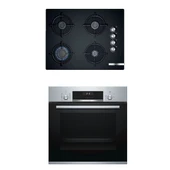 Bosch 2li(POP7C6O10O-HBJ558YS0T)Inox Ankastre Set - 1