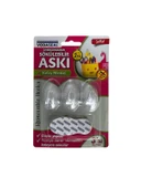 İZ BIRAKMAYAN ASILABİLİR ŞEFFAF ASKI 3LÜ VODASEAL - 1