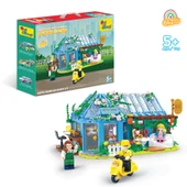 Ogi Mogi Toys Eğitici Bloklar Kahve Evi 642 Parça, Lego Uyumlu Yapı Seti - 1