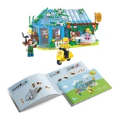 Ogi Mogi Toys Eğitici Bloklar Kahve Evi 642 Parça, Lego Uyumlu Yapı Seti - 6