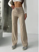 Fit comfort bej salaş pantolon A6011 - 1