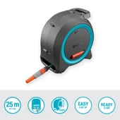 Gardena 18695 Otomatik Hortum Makarası Seti 25mt thumbnail 2