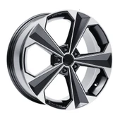 5*112*18*8.0 ET38 CH72.6 TITANIUM DIAMOND BAVYERA - 1