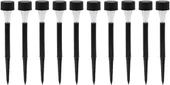 Güneş Enerjili Bahçe Lambası Plastik Saplama 10lu Set thumbnail 1