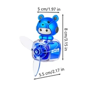 Pervaneli Klima Süsü Oto Koku Klipsi Siyah Uçaklı Mavi Pilot Hava Ferahlatıcı Maskot - 1