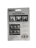 İZ BIRAKMAYAN SÖKÜLEBİLİR ŞEFFAF 5Lİ ASKI VODASEAL - 2