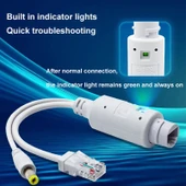 48V TO 12V PASİF RJ45 POE SEPERATÖR SPLITTER DIŞ MEKAN SU GEÇİRMEZ IP KAMERA ENJEKTÖR SEPERATÖR - 9
