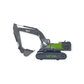 Metal İş Makinası Excavator - Tekerlekli 26cm - 601-4 - 2