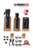 Powertec TR-5400 Saç-Sakal-Vücut-Ense-Günlük Tıraş Makinesi 3'lü Set thumbnail 1