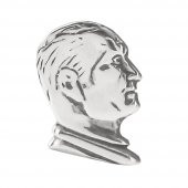 Atatürk Siületli 925 Ayar Gümüş Rozet Yaka İğnesi - 2