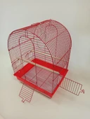 Dayang İki Kapılı Davul Kafes 35x28x46 cm Kırmızı - 2