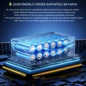 Polham Şarjlı Süper Güçlü 130000RPM Üfleme Cihazı, Araç Su İtici, Yaprak İtici, Mangal Hava Üfleyici thumbnail 10