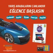 Yarış Arabaları Canlanıyor Seti, Canlanan kitap + Canlanan yapboz "Arttırılmış Gerçeklik Teknolojisi'yle hazırlanmıştır." - 4