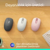 M196 Bluetooth Kablosuz Kompakt Pc ve Mac ile Uyumlu Mouse - Siyah thumbnail 5