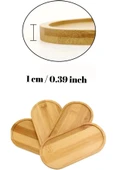 Mithra Life Bambu Oval Sunum Servis Tepsisi Tabağı Yağdanlık Sabunluk Altlığı MIT1223 thumbnail 3