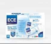 Ece 4 Katlı (Meltblown) Maske Lastilki (50 li) BEYAZ - 2
