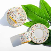 Porsima TE-028 Colorful 6lı Türk Kahvesi Fincan Takımı thumbnail 1