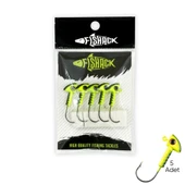 Kurşunlu Jighead Zoka - 6g - Fishack - Yeşil Siyah (XHA06) - 5 Adet thumbnail 1