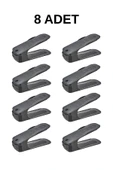 Mithra Life 8 Adet Ayarlanabilir Ayakkabı Rampası Düzenleyici Dolap İçi Organizer MIT1227 thumbnail 7