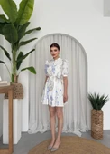 Yen Kuşaklı Elbise - 8