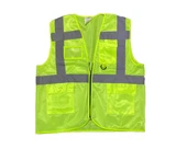 Mühendis Tip Fosforlu Yelek Sarı - 1