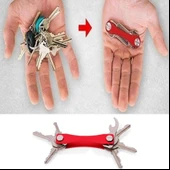 Zhltools Pratik Akılllı Anahtarlık Anahtar Düzenleyici Kompakt Aparat Siyah thumbnail 3