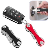 Zhltools Pratik Akılllı Anahtarlık Anahtar Düzenleyici Kompakt Aparat Kırmızı thumbnail 1