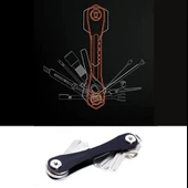 Zhltools Pratik Akılllı Anahtarlık Anahtar Düzenleyici Kompakt Aparat Siyah thumbnail 4