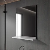 Karen Banyo Milano 50 Cm Lavabolu Banyo Dolabı, Lavabo Dahil, Ayna Dahil, Sonomo Meşe - 3