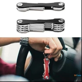 Zhltools Pratik Akılllı Anahtarlık Anahtar Düzenleyici Kompakt Aparat Siyah thumbnail 2